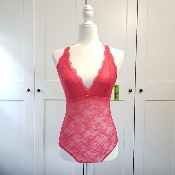Sam Edelman lace halter bodysuit - Picture 1 of 9